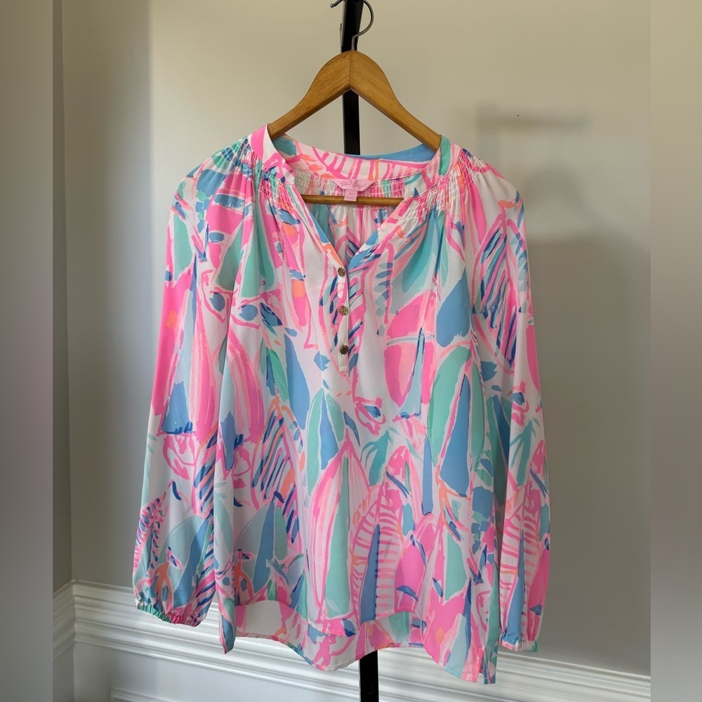 Lilly Pulitzer long sleeve Blouse XS